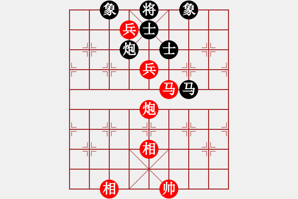 象棋棋譜圖片：44局 A04- 巡河炮局-小蟲引擎23層(2117) 先勝 徐庶(2100) - 步數(shù)：100 