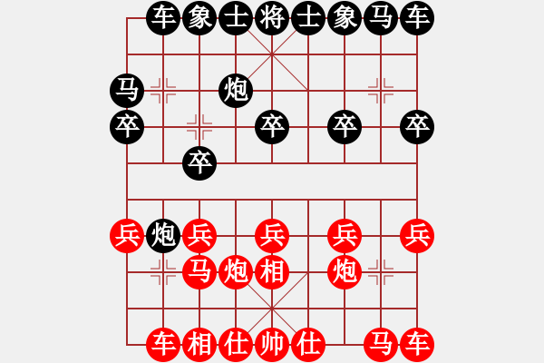 象棋棋譜圖片：隕落之星(9段)-勝-瓜瓜是蛋蛋(日帥) - 步數(shù)：10 