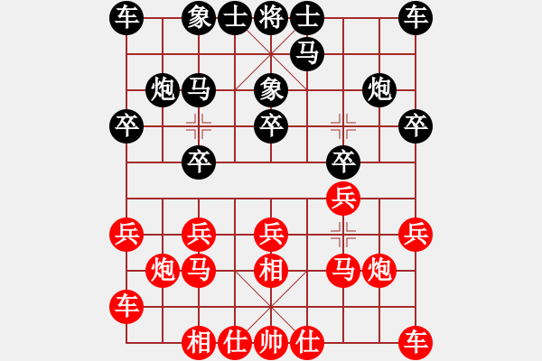 象棋棋譜圖片：王國敏 先勝 周錦俊 - 步數(shù)：10 