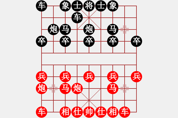 象棋棋譜圖片：強軟理解過宮炮?。?！對中炮?。。。?- 步數(shù)：10 