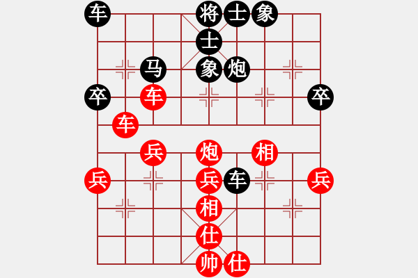 象棋棋譜圖片：可就可就(2段)-負-皖北煤電(1段) - 步數(shù)：40 