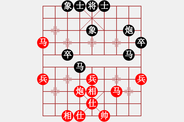 象棋棋譜圖片：loiu(6段)-和-肥貓貓(5段) - 步數(shù)：40 