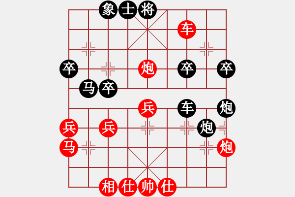 象棋棋譜圖片：棋壇毒龍(8段)-負(fù)-靈爍(1段) 不知是否成立 - 步數(shù)：40 