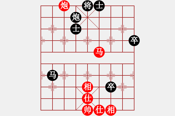 象棋棋譜圖片：執(zhí)著一生(4段)-負-gufangf(4段) - 步數(shù)：80 