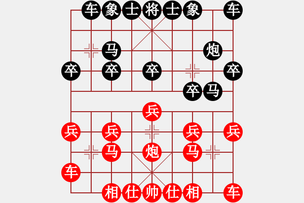 象棋棋譜圖片：20100629 1912 車(chē)一進(jìn)十八[547269272]（黑） - 啊龍[1146857427] - 步數(shù)：12 