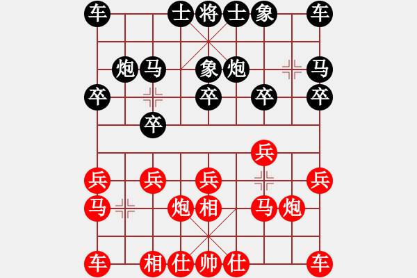 象棋棋譜圖片：北京威凱體育隊(duì) 王躍飛 和 江蘇棋院隊(duì) 李群 - 步數(shù)：10 