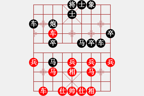 象棋棋譜圖片：總指揮(6級(jí))-負(fù)-bbboy002(4級(jí)) - 步數(shù)：30 