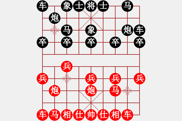 象棋棋譜圖片：1234 - 步數(shù)：10 