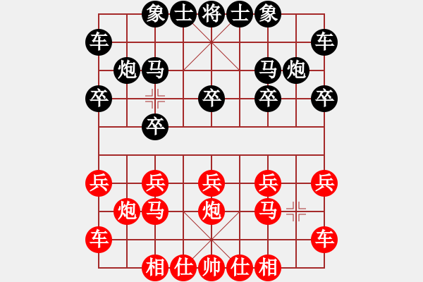 象棋棋譜圖片：棋緣閣☆肥雞[17065289] 先負 開心每一天[1564319919] - 步數(shù)：10 