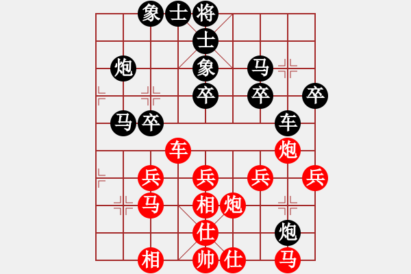 象棋棋譜圖片：儒商[617243465] -VS- 黃培祿[253671652] - 步數(shù)：30 