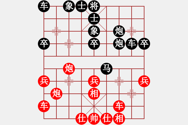 象棋棋譜圖片：劉根寶     先負(fù) 廖二平     - 步數(shù)：36 