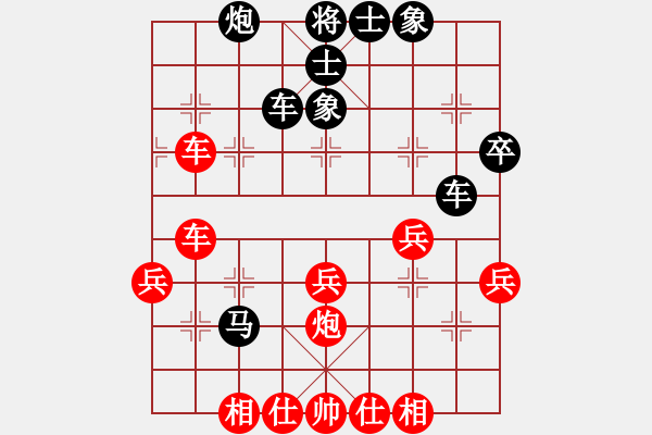 象棋棋譜圖片：神經(jīng)刀(5段)-負(fù)-哦來(lái)也哈(2段) - 步數(shù)：50 