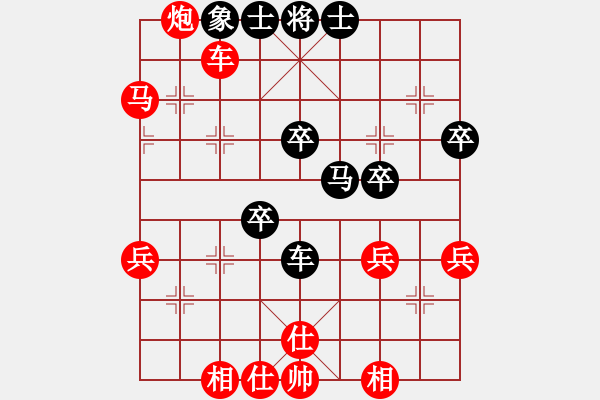 象棋棋譜圖片：順炮直車黑緩開車進3卒（旋風(fēng)勝巫師業(yè)余級） - 步數(shù)：60 