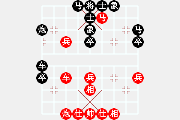 象棋棋譜圖片：獨(dú)霸弈天(1段)-和-三將就餐好(6段) - 步數(shù)：60 