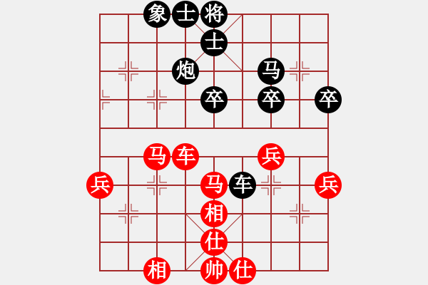 象棋棋譜圖片：月色(9星)-勝-廣州小閑哥(地煞)炮橫車對(duì)直車巡河 - 步數(shù)：50 