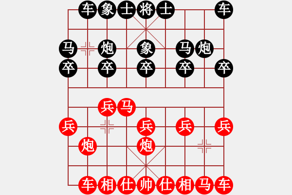 象棋棋譜圖片：11111.pgn - 步數(shù)：10 