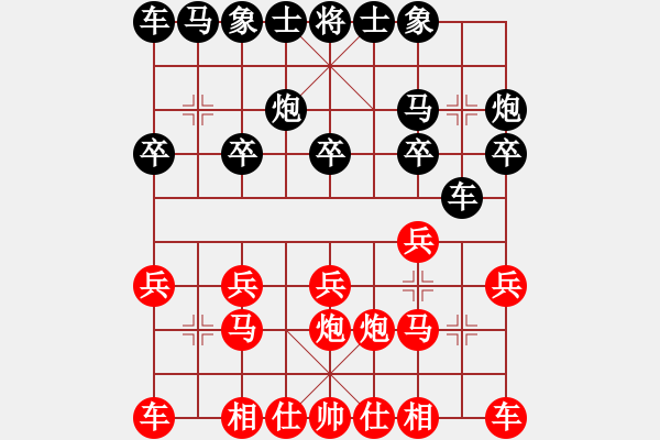 象棋棋譜圖片：元亨紡織[975479381] -VS- 明月風(fēng)輕[971768490] - 步數(shù)：10 