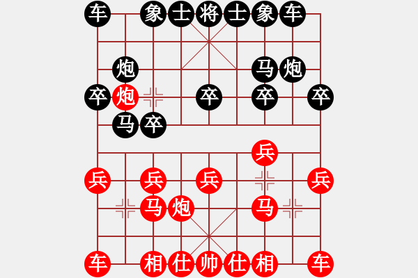 象棋棋譜圖片：隨意玩玩(1段)-負(fù)-陶都先鋒(4段) - 步數(shù)：10 