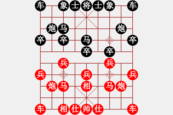 象棋棋譜圖片：我愛我家[545392734] -VS- 金色年華[453345270] - 步數(shù)：10 