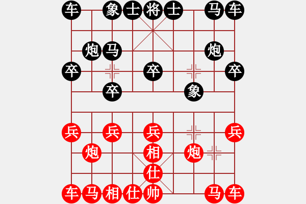 象棋棋譜圖片：少女求敗(7段)-和-仙旅棋緣(7段) - 步數(shù)：10 