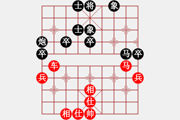 象棋棋譜圖片：雙代花(2段)-勝-前世棋緣(2段) - 步數(shù)：60 