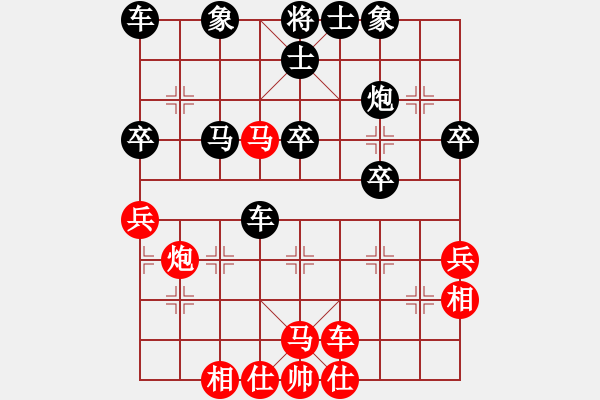 象棋棋譜圖片：2019貴州織金縣牛場鎮(zhèn)首屆象棋公開賽高明海先和夏俊明2 - 步數(shù)：40 