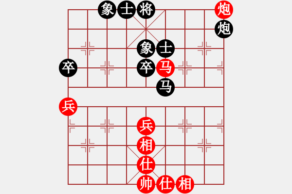 象棋棋譜圖片：多勿軍冷血(9級)-和-歐陽芳芳(9級) - 步數(shù)：60 