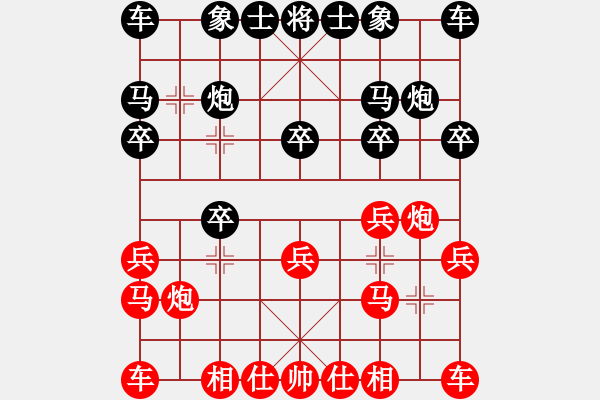 象棋棋譜圖片：義不容情(日帥)-和-魔女龍云鳳(日帥) - 步數(shù)：10 