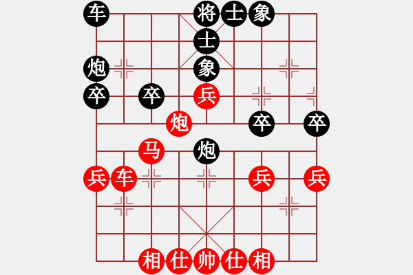 象棋棋譜圖片：平陽府(6段)-勝-shanu(3段) - 步數(shù)：40 