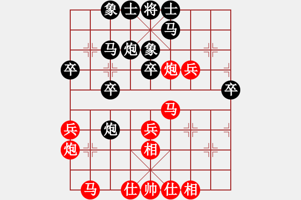 象棋棋譜圖片：20190829 網(wǎng)絡(luò)神秘高手 學(xué)習(xí)下棋 先勝 古月福俱樂(lè)部 廖志龍 - 步數(shù)：30 