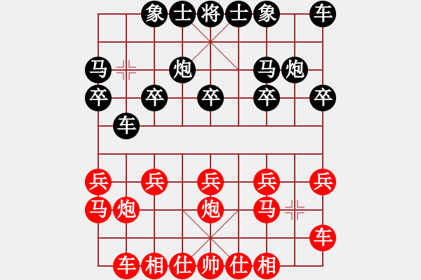 象棋棋譜圖片：橫才俊儒[紅] -VS- 樂樂先鋒[黑] - 步數：10 