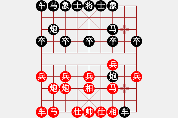 象棋棋譜圖片：青島雙槍將(3段)-勝-xiaohandon(5段) - 步數(shù)：10 