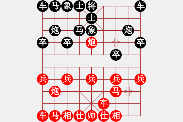 象棋棋譜圖片：橫才俊儒[292832991] -VS- 成功靠自己[2359338997] - 步數(shù)：10 