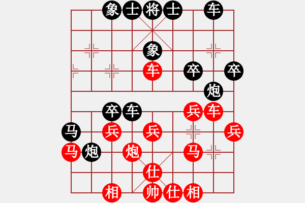 象棋棋譜圖片：往事多開(kāi)狗(9星)-和-菜鳥(niǎo)來(lái)殺哦(9星) - 步數(shù)：30 