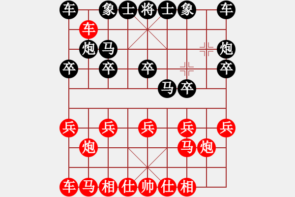 象棋棋譜圖片：指上談兵[578336578] -VS- 棋友-魚aiq鳥[575644877] - 步數(shù)：10 