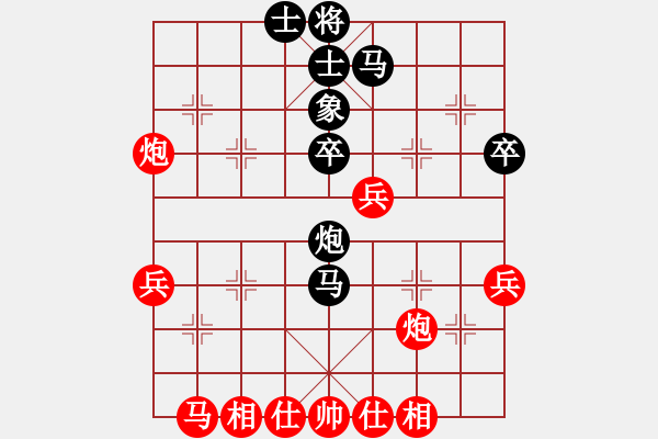 象棋棋譜圖片：格物致知(9級)-勝-金金金金金(9級) - 步數(shù)：40 