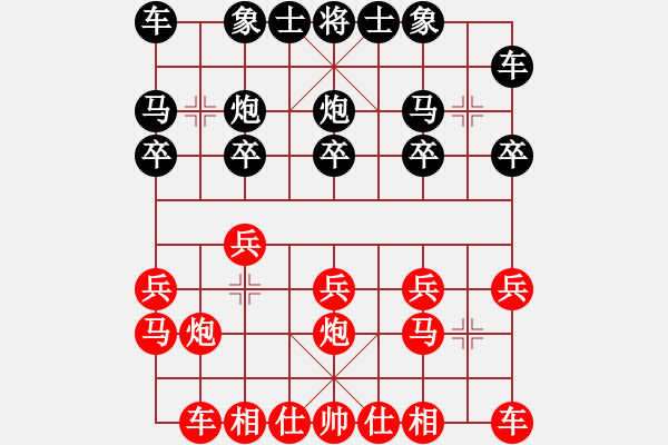 象棋棋譜圖片：昌平棋圣(3弦)-負(fù)-醉棋渡河(1弦) - 步數(shù)：10 