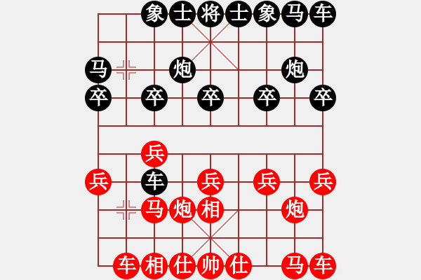 象棋棋譜圖片：jjjhhhzzz(9星)-勝-我想喝啤酒(9星) - 步數(shù)：10 