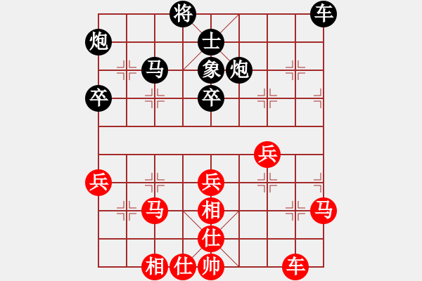 象棋棋譜圖片：2023.8.23.9周年賽后勝中炮邊馬巡河車兌平炮兌車 - 步數(shù)：40 