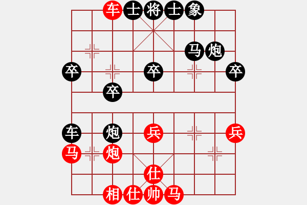 象棋棋譜圖片：xq_panther v.s. xqmsia_kee (0-1) - 步數(shù)：40 