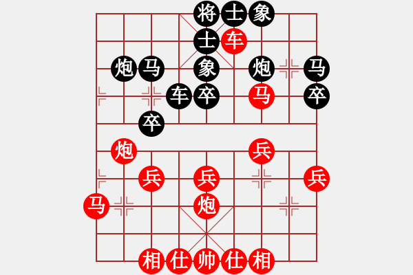 象棋棋譜圖片：zhougk(9級(jí))-負(fù)-深思熟慮(5r) - 步數(shù)：30 