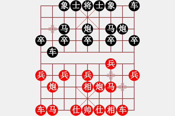 象棋棋譜圖片：神眼[1033743360] -VS- 一劍橫天[2940793613] - 步數(shù)：10 