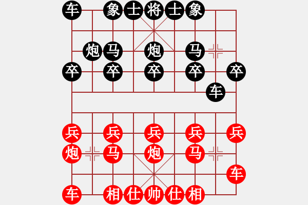 象棋棋譜圖片：獨上高樓(1段)-勝-祈禱(6段) - 步數(shù)：10 