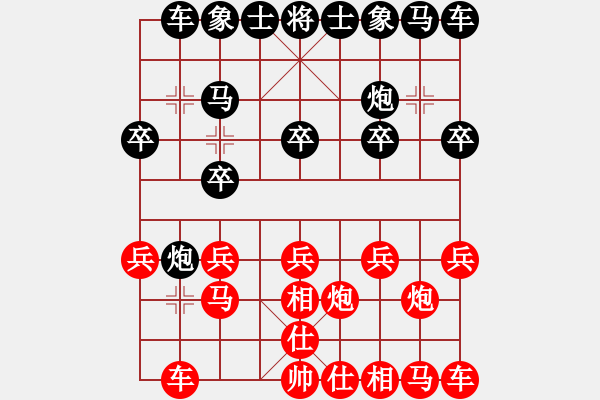 象棋棋譜圖片：‖棋家軍‖皎月[2739506104] -VS- 1234[2647620329] - 步數(shù)：10 