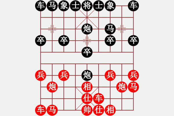 象棋棋譜圖片：天天象棋縱橫四海大河業(yè)8-1先負(fù)太守棋狂 - 步數(shù)：10 