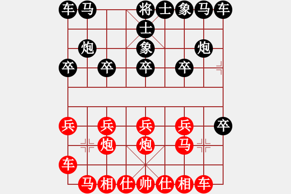 象棋棋譜圖片：松原特大(1段)-勝-新疆棋王(5段) - 步數(shù)：10 