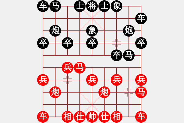 象棋棋谱图片：四川成都懿锦金弈队 孟辰 负 杭州环境集团队 黄竹风 - 步数：10 