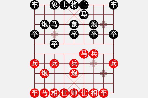 象棋棋譜圖片：測評 后手 - 步數(shù)：10 