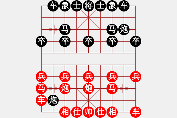 象棋棋譜圖片：1057438416 與 逍遙[1172369879] - 步數(shù)：10 