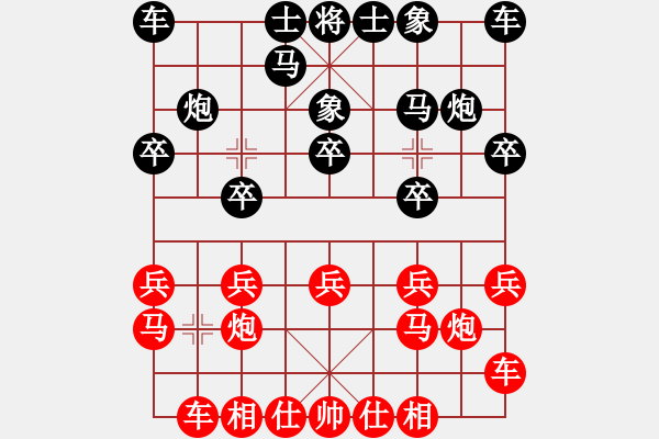 象棋棋譜圖片：1732局 A40-起馬局-旋風(fēng)九專雙核 紅先負(fù) 小蟲引擎25層 - 步數(shù)：10 